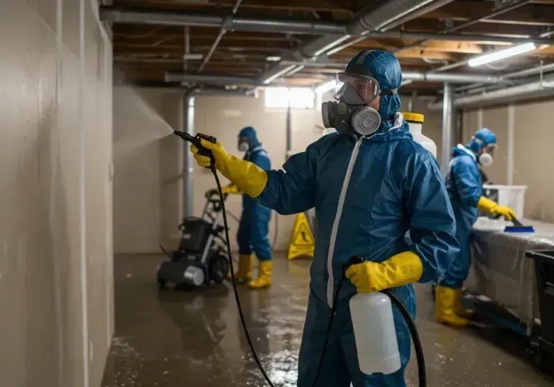 Basement Sanitization and Antimicrobial Treatment process in Fairton, NJ